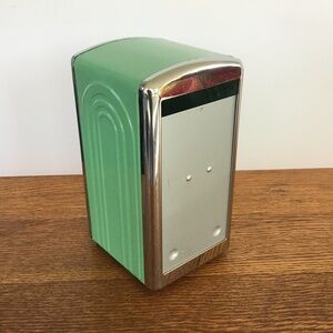 Vintage Fiesta Napkin Holder Jadeite Diner Green Fiestaware 1996 Homer Laughlin